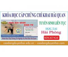 Khóa học khai hải quan chuẩn chương trình tổn cục hải quan vcccs