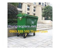 Thùng đựng rác khu vực nhà xưởng, thùng rác công cộng, thùng rác nhựa rẻ./ 0963.839.593 Ms.Loan