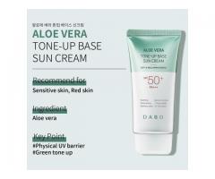 Kem chống nắng Lô Hội dưỡng da, nâng tone DABO Aloe Vera Tone-up Base Sun Cream