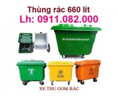 Bán thùng rác nhựa giá tốt, thùng rác inox, thùng rác 120l