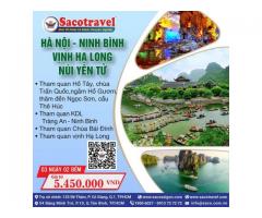 Tour Hà Nội – Ninh Bình – Vịnh Hạ Long – Yên tử (3N2Đ) Saco Travel