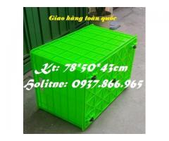 Thùng đặc sóng bít 5 bánh xe