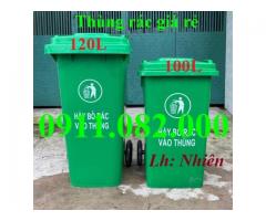 Ở đâu thùng rác bán giá rẻ cạnh tranh- thùng rác 120l 240l 660l giá rẻ- lh 0911082000