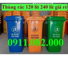 Đại hạ giá thùng rác nhựa- thùng rác 120l 240l 660 giá rẻ- lh 0911082000